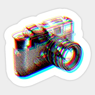 Classic Leica Camera Tribute Design Sticker